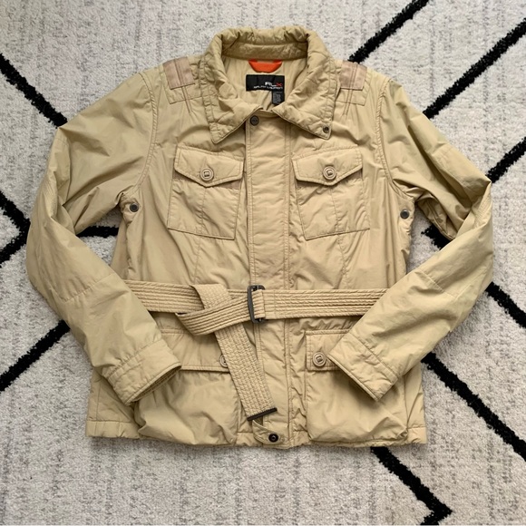 RLX Ralph Lauren Utility Jacket Tan Size Medium - Picture 1 of 9